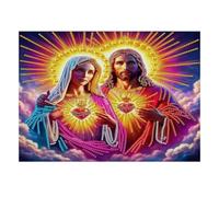 Couple Vin Roses 1000 Pièces Mini Puzzle pour Adultes Décor Maison