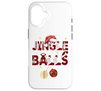 Couples Assortis Jingle Balls Tinsel Tinsel Tits His and Hers Christmas Coque pour iPhone 16