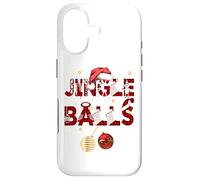 Couples Assortis Jingle Balls Tinsel Tinsel Tits His and Hers Christmas Coque pour iPhone 17