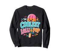 Couples Assortis pour Les Grands-Parents Lolli et Pop Les Plus Cool Sweatshirt