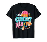 Couples Assortis pour Les Grands-Parents Lolli et Pop Les Plus Cool T-Shirt