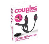 Couples Choice RC Multi Function Couple‘s Vibrateur Black 34,8 cm