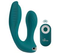 Couples Choice - vibromasseur mains libres pour couples - silicone turquoise