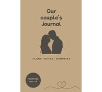 Couples date book: Our Story Told by Both of Us | Couple gifts for him and her | Valentine's Day or Anniversary Gift | Paperback | A5 Format