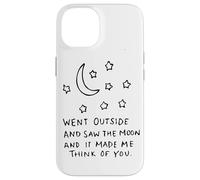 Couples et Amour La Lune et Les étoiles m'ont Fait Penser à Vous, Saint-Valentin Coque pour iPhone 14