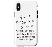 Couples et Amour La Lune et Les étoiles m'ont Fait Penser à Vous, Saint-Valentin Coque pour iPhone X/XS