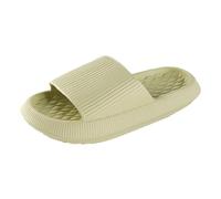 Couples Femmes Hommes Solide Douche Chambre Maison Antidérapant Respirant Massage Semelle Souple Séchage Rapide Pantoufles Chaussures plates confortables, vert, 39 EU