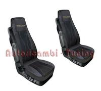 Couples Liners Foderine En Cuir Artificiel Pour Camion Noir/Beige DAF