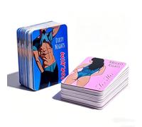 Couples Naughty Nights Romantic Cards Jeu de partenaire pour adultes Position Challenges Jeu de cartes à gratter Romantique Date Nuit Idées pour les couples pour promouvoir le dialogue et l'intimité