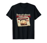 Couples One Brain Cell Journal Brain Editorial Design T-Shirt