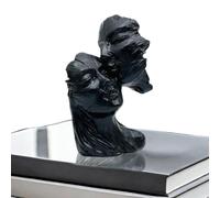 Couples Sculpture Baiser - Résine Baiser Couple Décoration De Bureau | Collectable Abstract Art Craft Figurine Love Souvenirs, Kiss Couple Love Statue Pour Hommes, Femmes, Décorations De Mariage