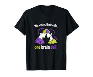Couples, Une Cellule cérébrale Que Nous pensons Toujours de la même manière Design T-Shirt
