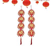 Couplets de printemps, autocollants festifs 3D imperméables - Décorations du Nouvel An lunaire chinois, pour famille, amis, adultes, femmes, décoration murale d'intérieur, entrée, salon, étude