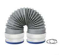 Coupleur à bride magnétique à connexion rapide pour conduits d'échappement de sécheuse de 10,2 cm de diamètre, compatible avec ventilation standard (A)