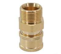 Coupleur à déconnexion rapide 14" pour nettoyeur haute pression pour raccordement de tuyaux d'arrosage (#9)