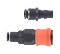 Coupleur à déconnexion rapide de type C - Raccords pneumatiques - Connecteurs de tube - Mécanisme de verrouillage automatique - Rétentions de billes en acier - Connecteurs auto-floqués