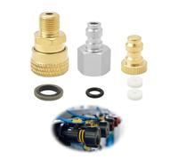 Coupleur à dégagement rapide BSP de 1/8" - Adaptateur de charge pour fusil à air comprimé femelle - Raccord rapide 1/8 BSP - Raccords de ligne aérienne PCP - Connecteur à clipser pour carabines à air