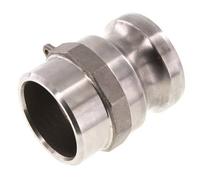 Coupleur Camlock DN 50 (2'') en acier inoxydable à souder (60,3 mm) Type F (AS) MIL-C-27487