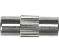 Coupleur coaxial IEC mâle / mâle Axing CKA 1-00