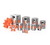 Coupleur d'arbre à mâchoires D45L78 D45L66, connecteur d'encodeur de couplage de moteur flexible 10 mm, 1 pièce(D45L66-17-19)