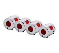 Coupleur d'arbre, codeur de couplage Flexible de Fleur de Prunier de 6,35 mm x 10 mm, codeur de couplage Industriel, Composants de contrôle Industriel, coupleur de codeur de Moteur Pas à Pas CNC
