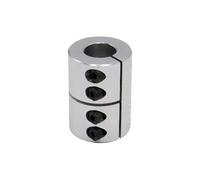 Coupleur d'arbre de haute précision D32L40, accouplement rigide avec 4 vis for servomoteur pas à pas, vis d'imprimante 3D, 1 pièce(8x15)