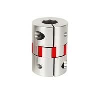 Coupleur D'arbre Flexible 8mm à 20mm, Diamètre 40mm Longueur 66mm Connecteur Moteur Aluminium Accouplement D'araignée Flexible Pour Imprimante 3D Servo Moteur Machine CNC