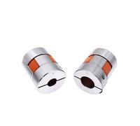 Coupleur d'arbre flexible en aluminium D25L30, connecteur de moteur pas à pas, mâchoire araignée 4/5/6/6,35/7/8/10/12 mm, 1 pièce(6.35X8)