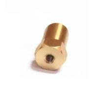 Coupleur d'arbre moteur Coupleur d'accouplement d'arbre de moteur rigide en laiton D11.5L18, Transmission connecteur avec clé à vis 1 pièce(7mm)