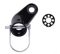 Coupleur d'attelage de remorque de vélo, connecteur de remorque pour chariot de poussette, adaptateur d'essieu arrière en acier au carbone