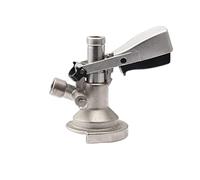Coupleur de bière type A/S avec soupape de dépressurisation de sécurité, distributeur de fût en acier inoxydable, distributeur de bière, raccordement, accessoires (type A)