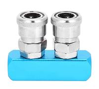 Coupleur de connecteur rapide de compresseur d'air, raccord pneumatique enfichable en alliage d'aluminium, coupleur rapide pour outils pneumatiques et compresseurs, accessoire de