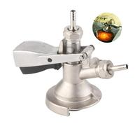 Coupleur de Fût de Bière de Type A Tireuses à Bières avec Soupape de Surpression de Sécurité en Acier Inoxydable 304 Distributeur de Robinet de Fût, Connecteur de Fût pour la Plupart des Fûts de Bière