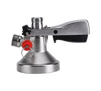 Coupleur de Fût Type G en Acier Inoxydable pour Distributeur de Bière Pression avec Valve d' Matériau Laiton et Acier Inoxydable 304 Connexion 8mm