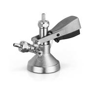 Coupleur De Fût Type G, Tête De Soutirage G5/8 Avec Soupape De Sécurité, Robinet En Acier Inoxydable 304 Pour Système De Tirage, Connecteur Pour Fûts Compatible Bière, Vin Et Boissons Gazeuses