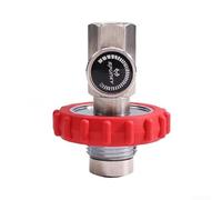 Coupleur de gonflage G5/8 14 à 1/4 NPT avec corps en laiton de qualité marine, poignée en forme de gourde sécurisée, filtre conique intégré, filetage précis pour station de remplissage de plongée
