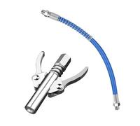 Coupleur de graisse de qualité industrielle 10 000 psi pression de travail à dégagement rapide avec tuyau simple à coupleur de pistolet à graisse