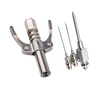 Coupleur De Graisse - Raccords De Graissse Haute Pression Avec 3 Aiguilles À Graisese | Kit D'accessoires De Graissage À Connexion Rapide, Coupleurr À Dégagement Rapidde, Coupleeur De Pistolet À Grais