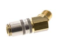 Coupleur de moule DN 6 en laiton Embout G filetage mâle 1/4 pouce 45-deg