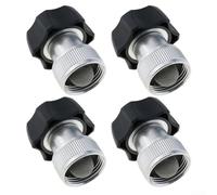 Coupleur de nettoyeur haute pression de 1,9 cm pour tuyau d'arrosage de 86,4 cm avec filetage anti-fuite et filtre intégré pour éviter les dommages causés par les impuretés dans les systèmes de