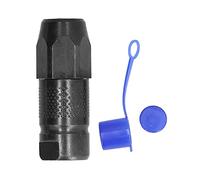 Coupleur de pistolet à graisse de type verrou haute pression avec quatre mâchoires en acier trempé et clapet anti-retour à bille à ressort, raccord rapide de style pince résistant