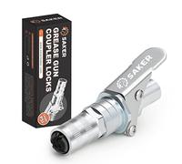 Coupleur de pistolet à graisse Saker - Mise à niveau à 14000 PSI, coupleurs à dégagement rapide professionnels, compatibles avec tous les pistolets à graisse avec raccords 1/8" NPT (1 pièce)