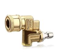 Coupleur de pivotement de raccordement rapide 180 degrés for la laveuse à pression de la buse de pulvérisation de la buse de pulvérisation de la pression de nettoyage dure à atteindre la zone 1/4'''