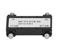 Coupleur de Pont Microrcaltrip 3DB Coupleur Robust Aluminium Alliage Ligne RF Coupleur pour CDMA LTE WiFi2.4 WiFi5.8 L S C Band Noir