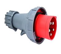 Coupleur de prise de courant IP67 CEE, 63A 3P + N + E 6h 400V, 3 phases, 5 broches, connecteur torsadé for la Distribution d'énergie(63A 5PIN Plug)