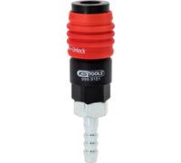 Coupleur de sécurité universel 3 en 1, 9 mm avec embout de tuyau KS Tools 999.9101