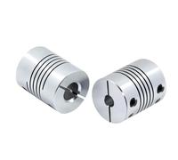 Coupleur de serrage élastique 5x5 5x8 4x5mm, couplage d'arbre de serrage Flexible en alliage d'aluminium, pièces d'imprimante 3D for moteur pas à pas(5X5mm 1PC)