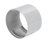 Coupleur de tuyau de climatiseur portable de 15 cm, anti-fuite, connecteur ABS à double filetage pour extension de tuyau d'échappement dans le sens des aiguilles d'une montre ou dans le sens contraire