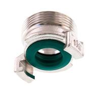 Coupleur de tuyau de jardin GEKA mâle 1 1/4'' en acier inoxydable