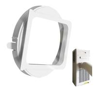 Coupleur de tuyau portable pour gaz d'échappement CA - Adaptateur de tuyau AC mobile - Couplage de purge universel - Accessoire d'échappement de rechange pour véhicule, unité de fenêtre, garage